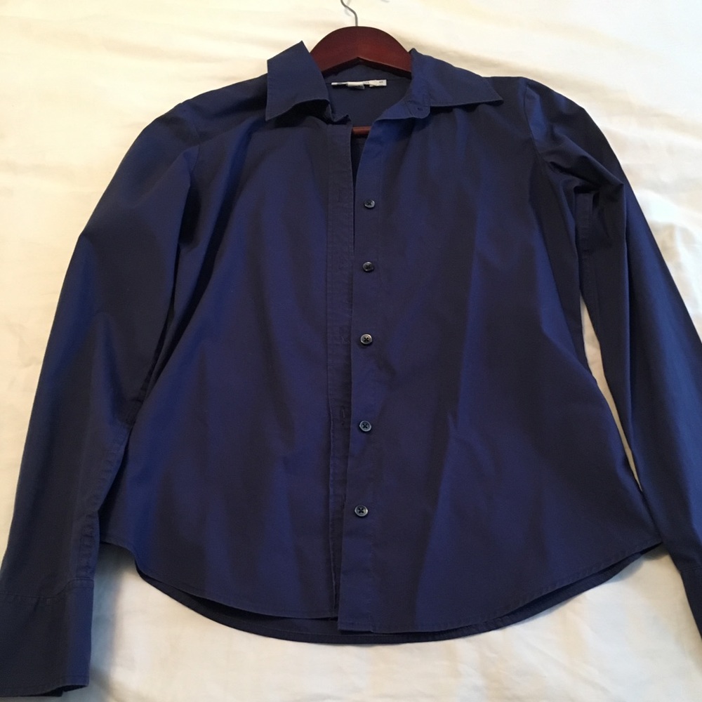 Calvin Klein Navy Blue Blouse